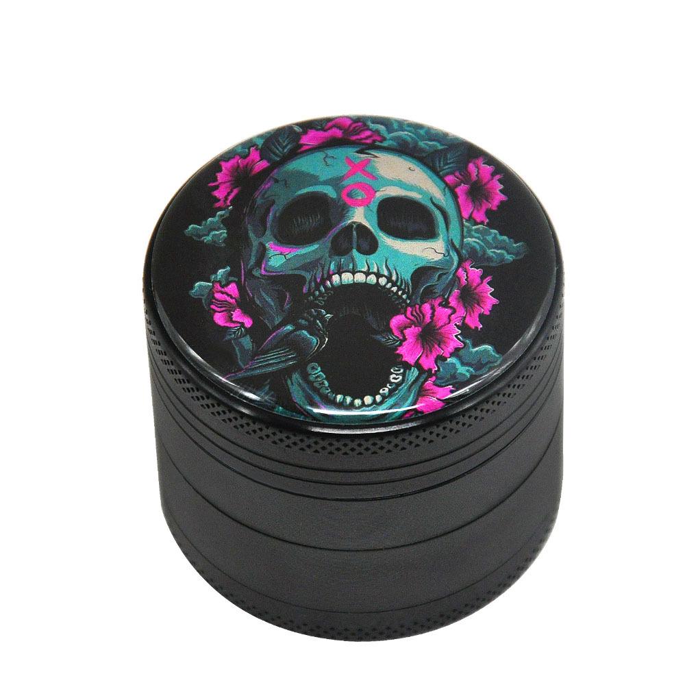 Ghost Aluminum Alloy Herb Grinder 4 Layer