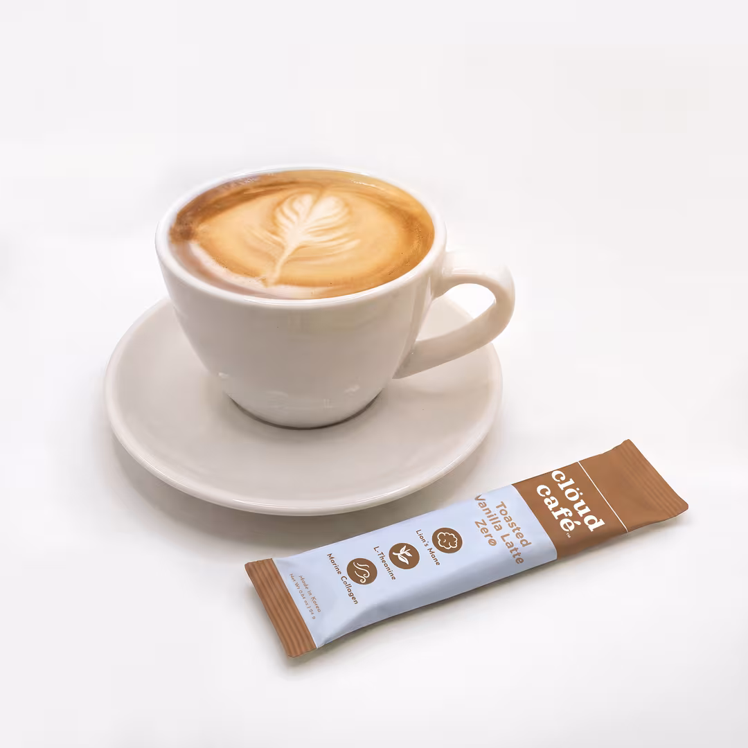 clöud café  Toasted Vanilla Latte Zero Collagen-Infused Beauty Booster