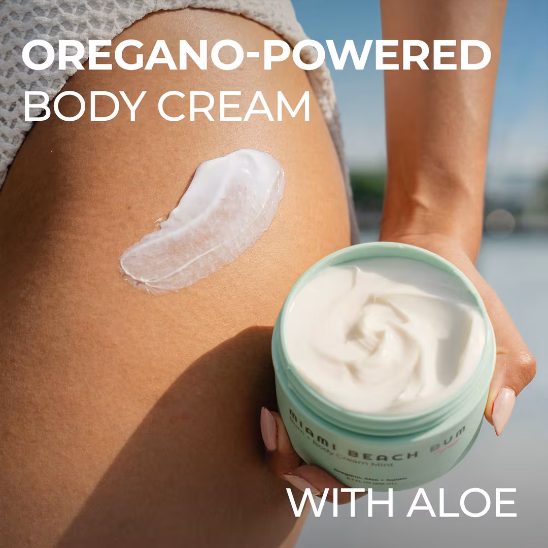 Miami Beach Bum  Bum + Body Cream - Oregano Body Acne & Bump-Smoothing Body Moisturizer
