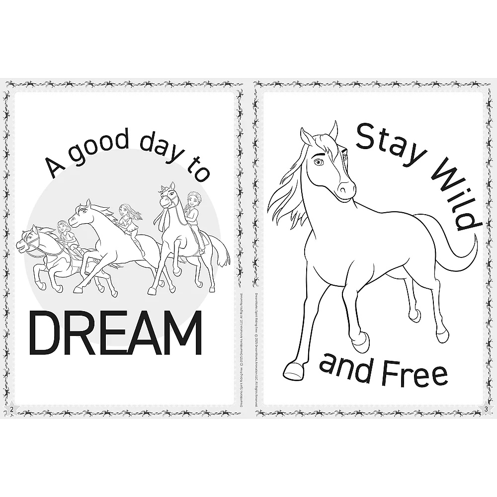 Książka Aktywizująca Spirit, Kolorowanka