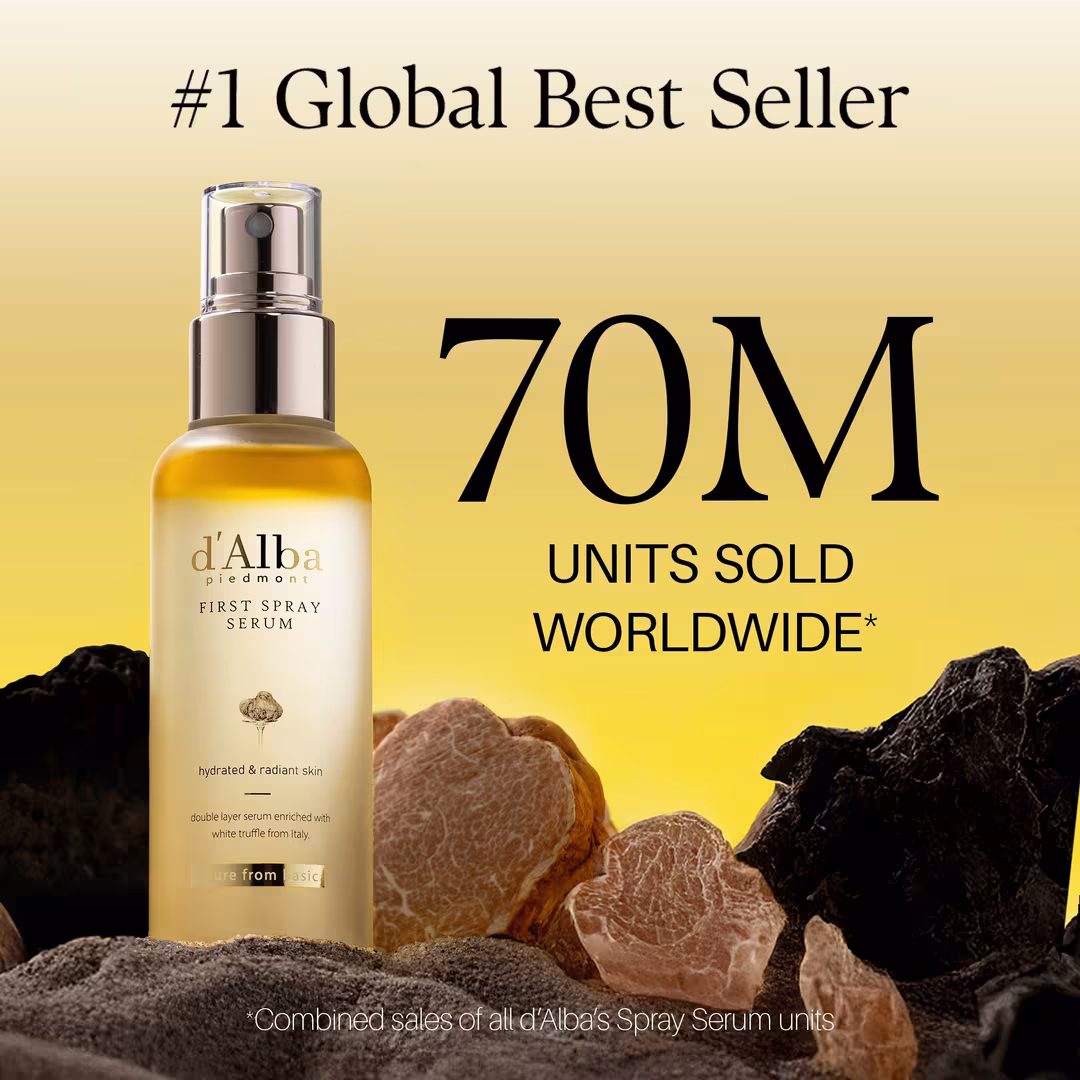 d'Alba Piedmont  White Truffle First Spray Hydrating Glow Mist Serum