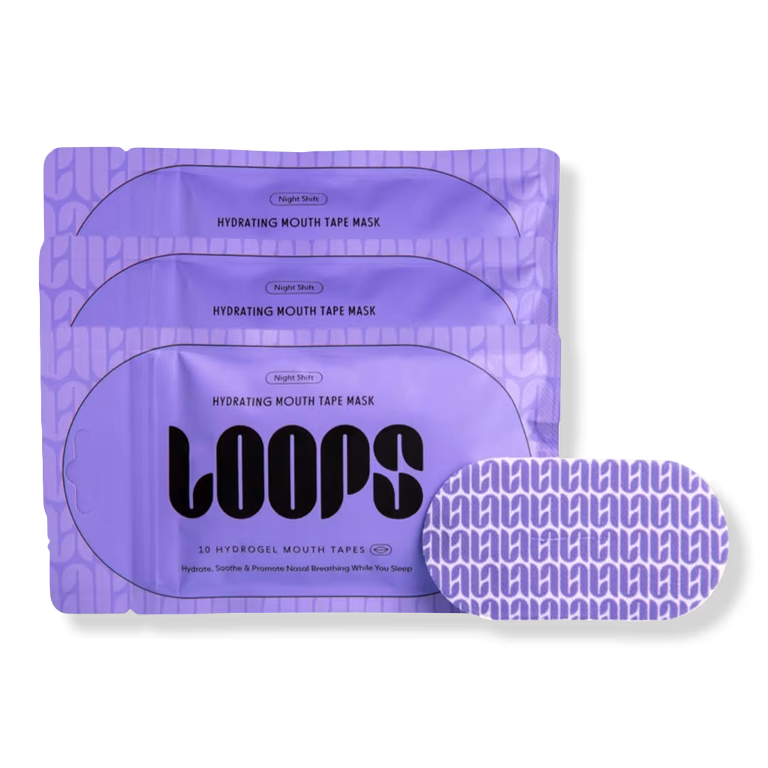 LOOPS  Night Shift Hydrating Mouth Tape Mask