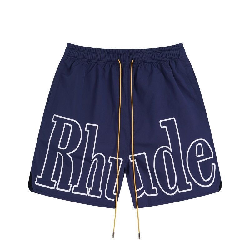 Letter printed patchwork color matched quick-drying beach shorts
