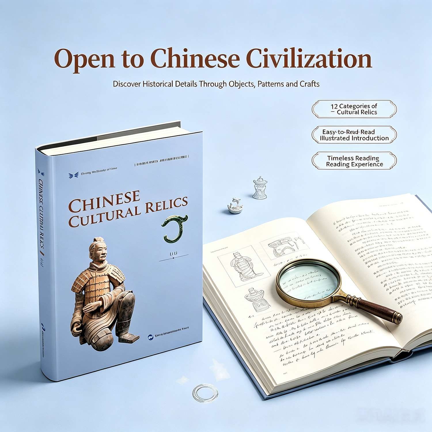 Chinese Cultural Relics (China in Beauty Series) by Li Li