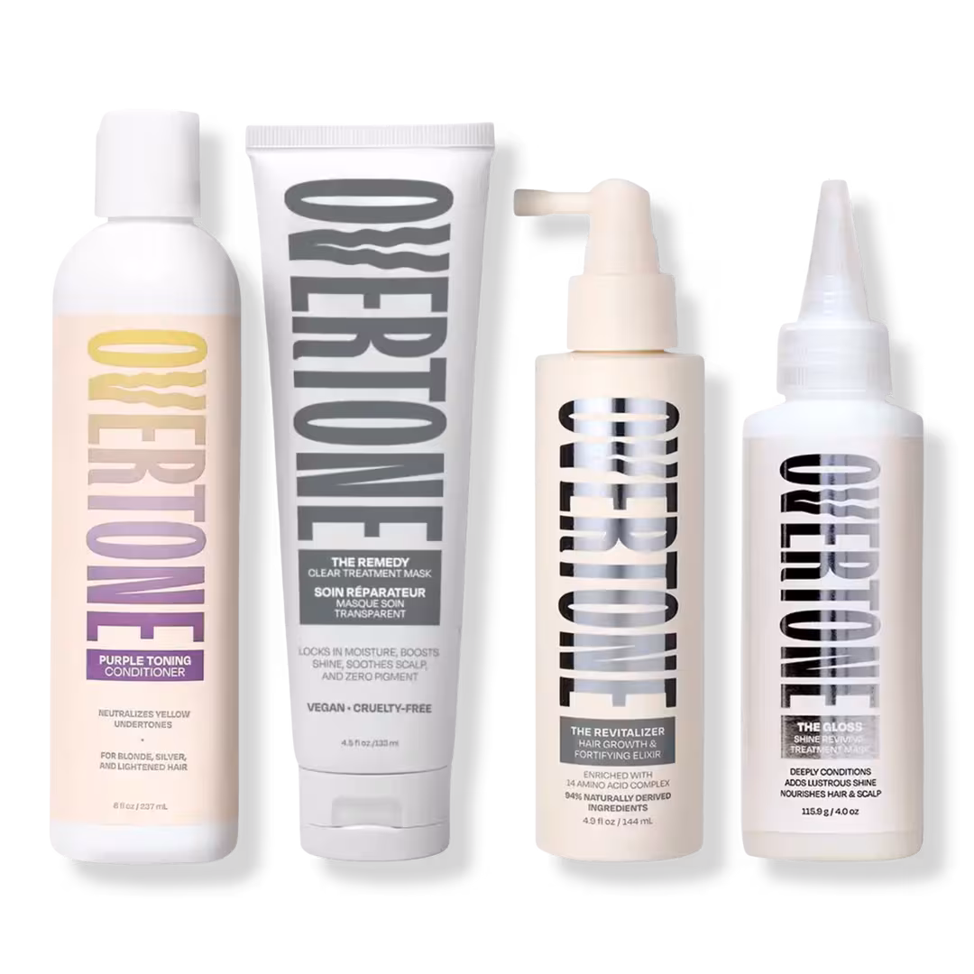 Overtone  Hair Color Revival System for Blonde Hair, 4-piece