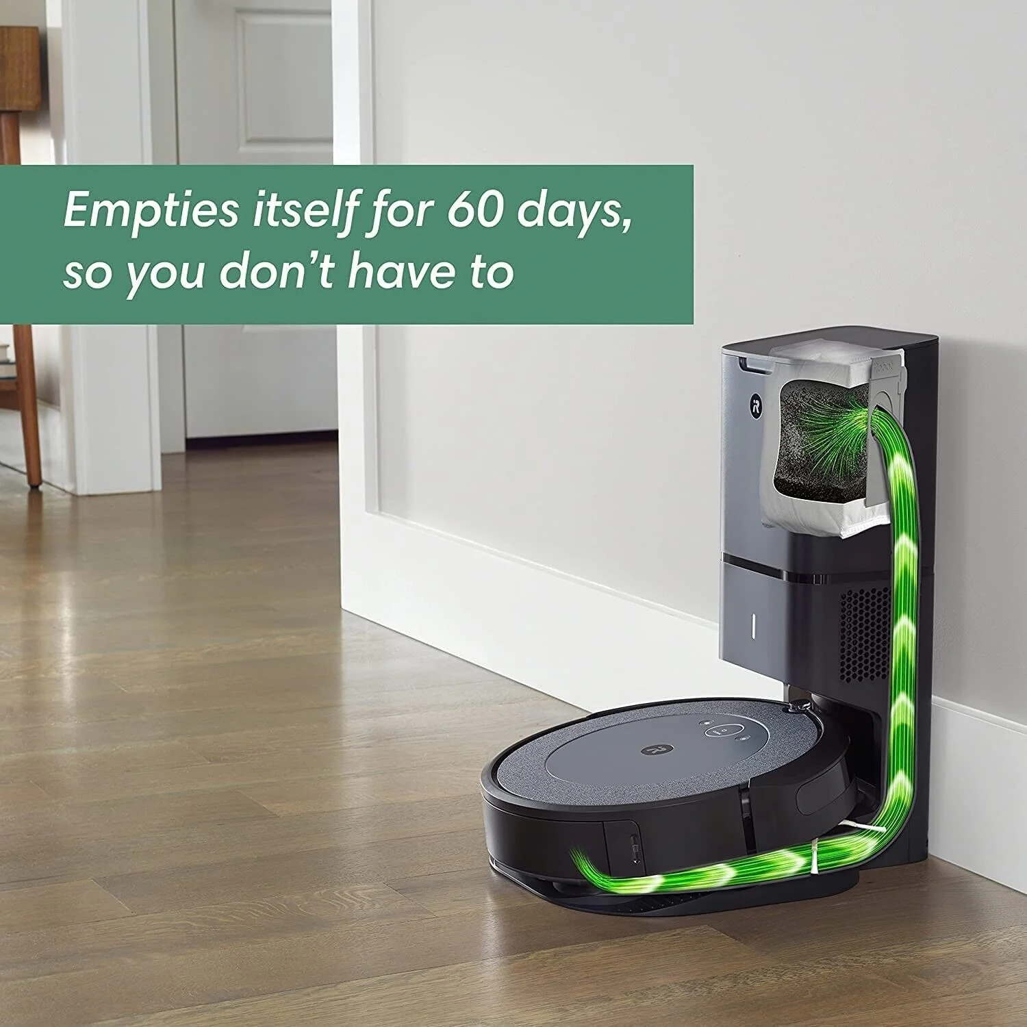 Restored iRobot Roomba i4+ EVO Self-Emptying Vacuum Cleaning Robot (Refurbished)