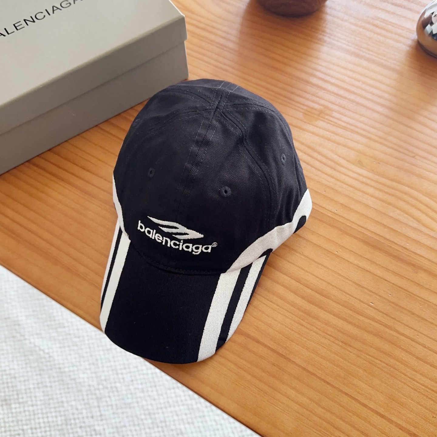 Balenciaga 3B Sports Icon Logo Baseball Cap