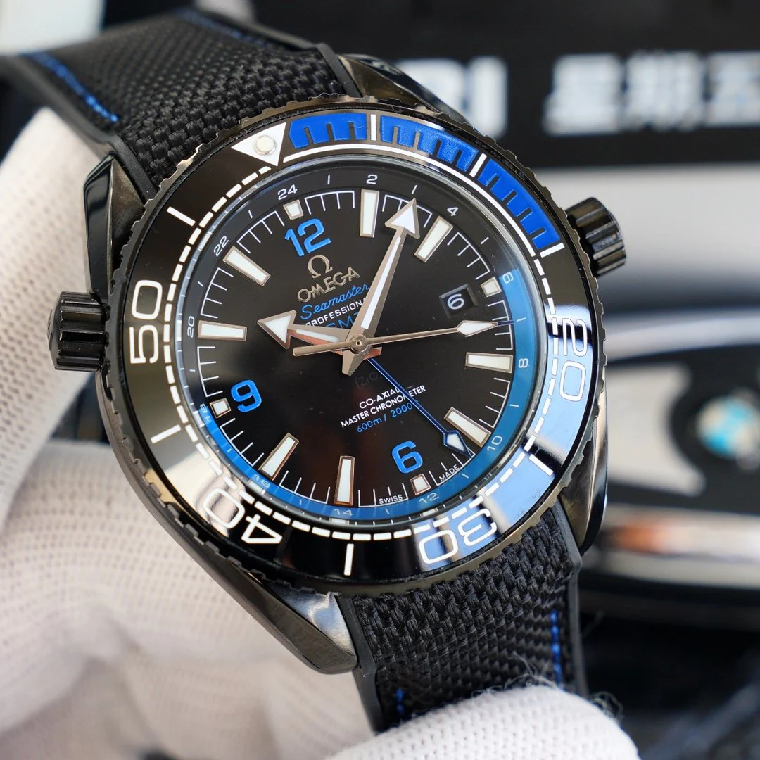 Omega Watch SEAMASTER PLANET OCEAN 600 GMT BLACK CASE