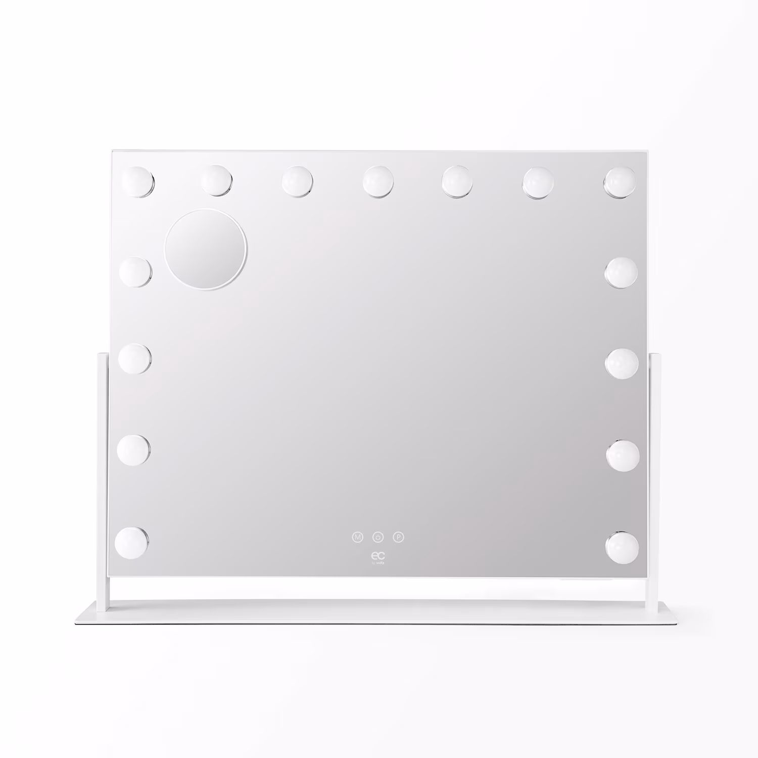STAR LED-Schminkspiegel drei Lichtfarben, stufenlos dimmbarer Beleuchtung und Handyhalterung