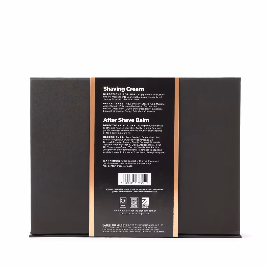 Hawkins & Brimble  Shaving Gift Set Box