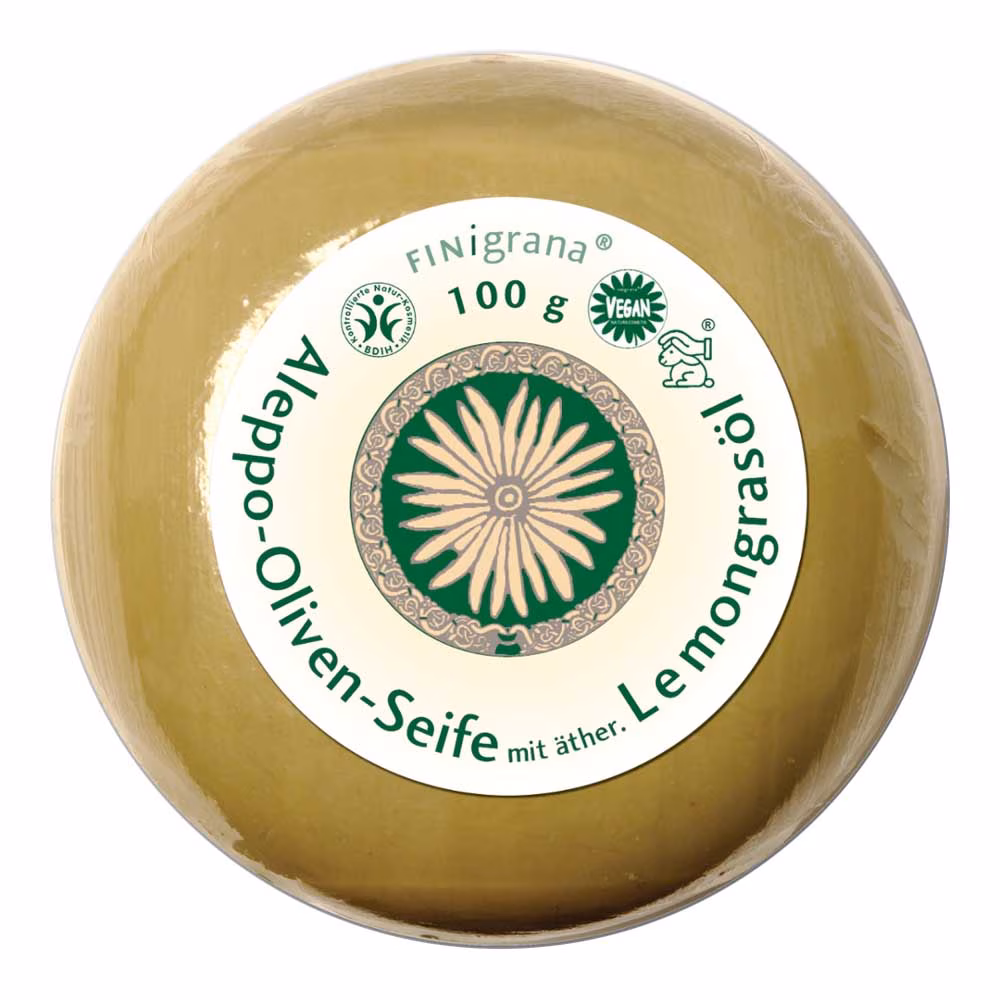 Aleppo Lemongras Seife - Rund