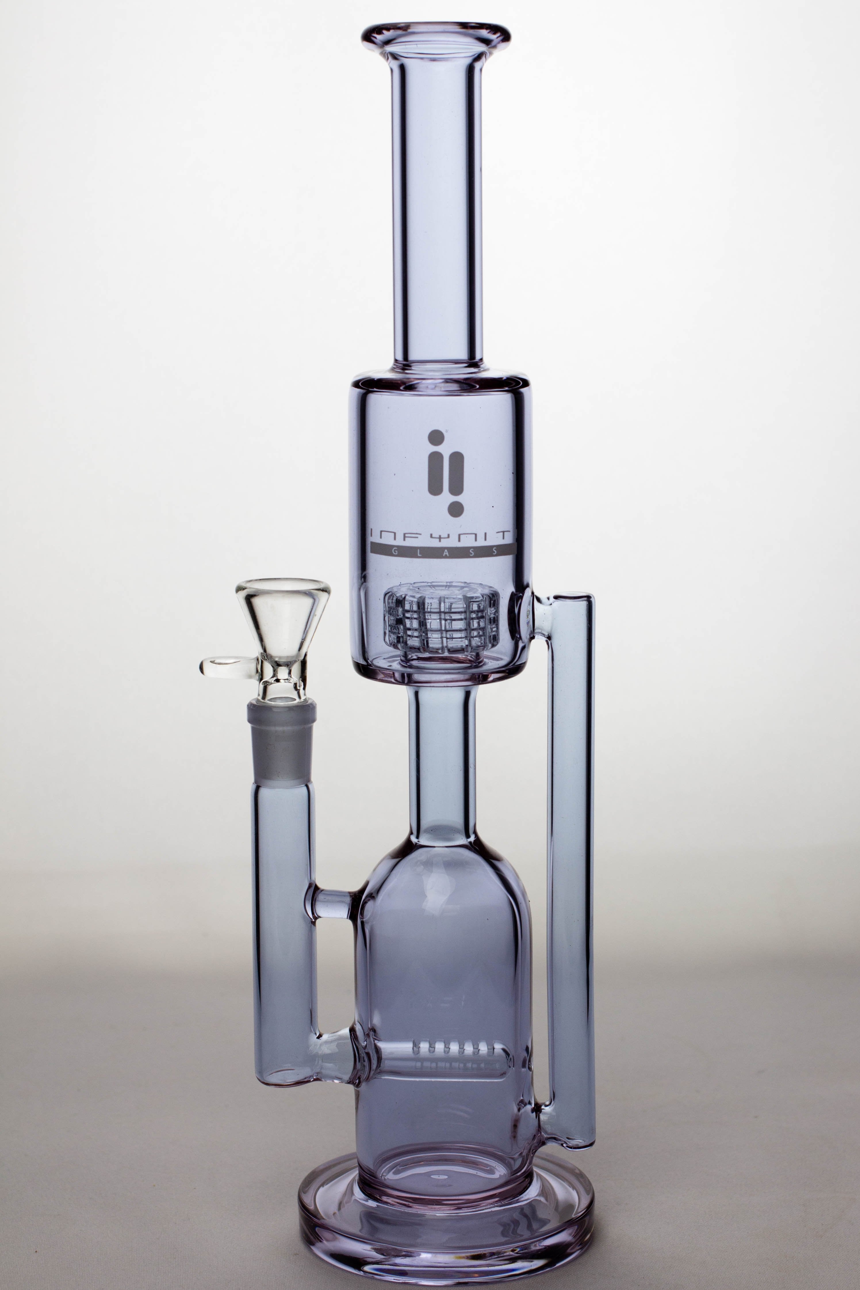 13 infyniti glass inline and shower head diffuser recycled bong