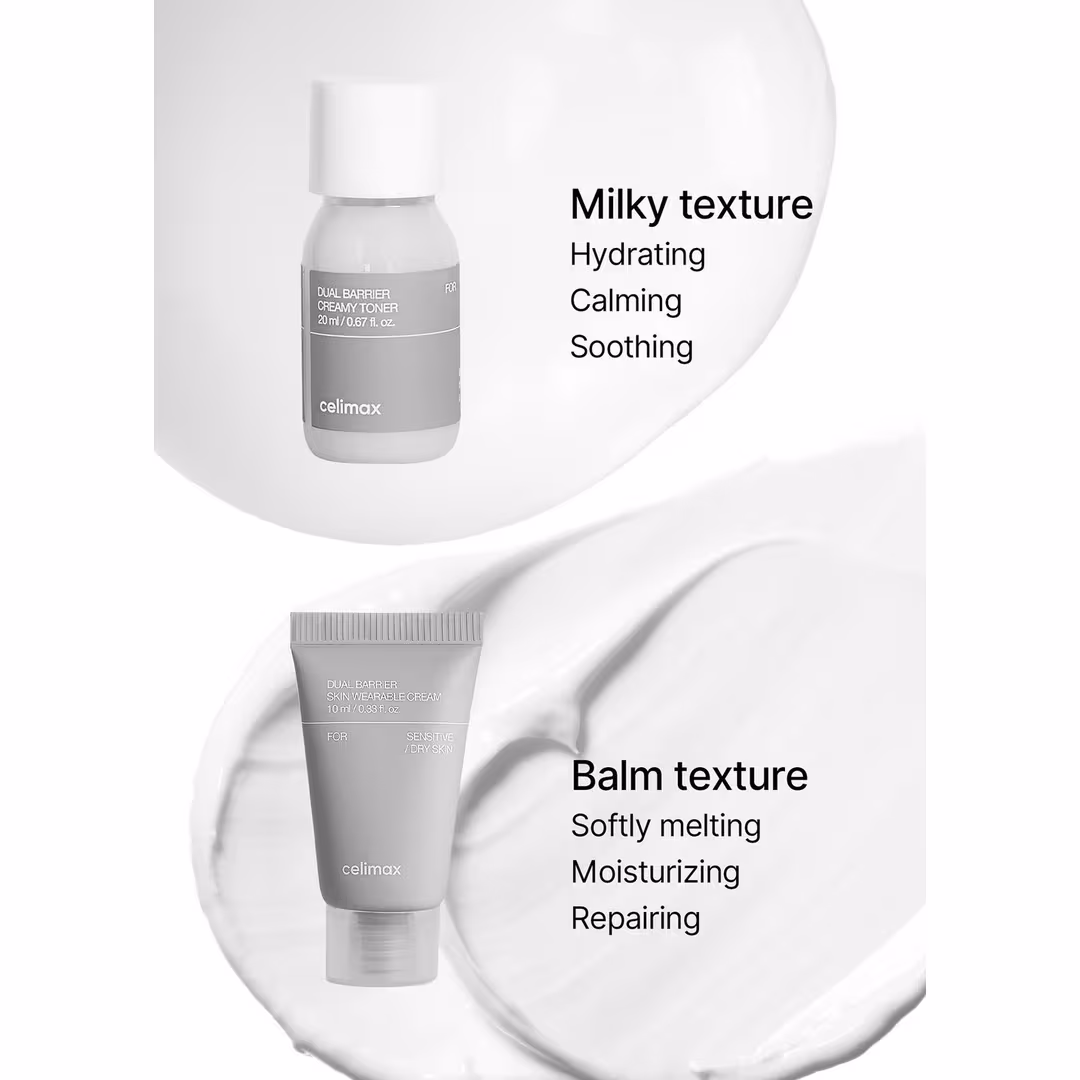 celimax  Dual Barrier Toner & Serum Trial Kit