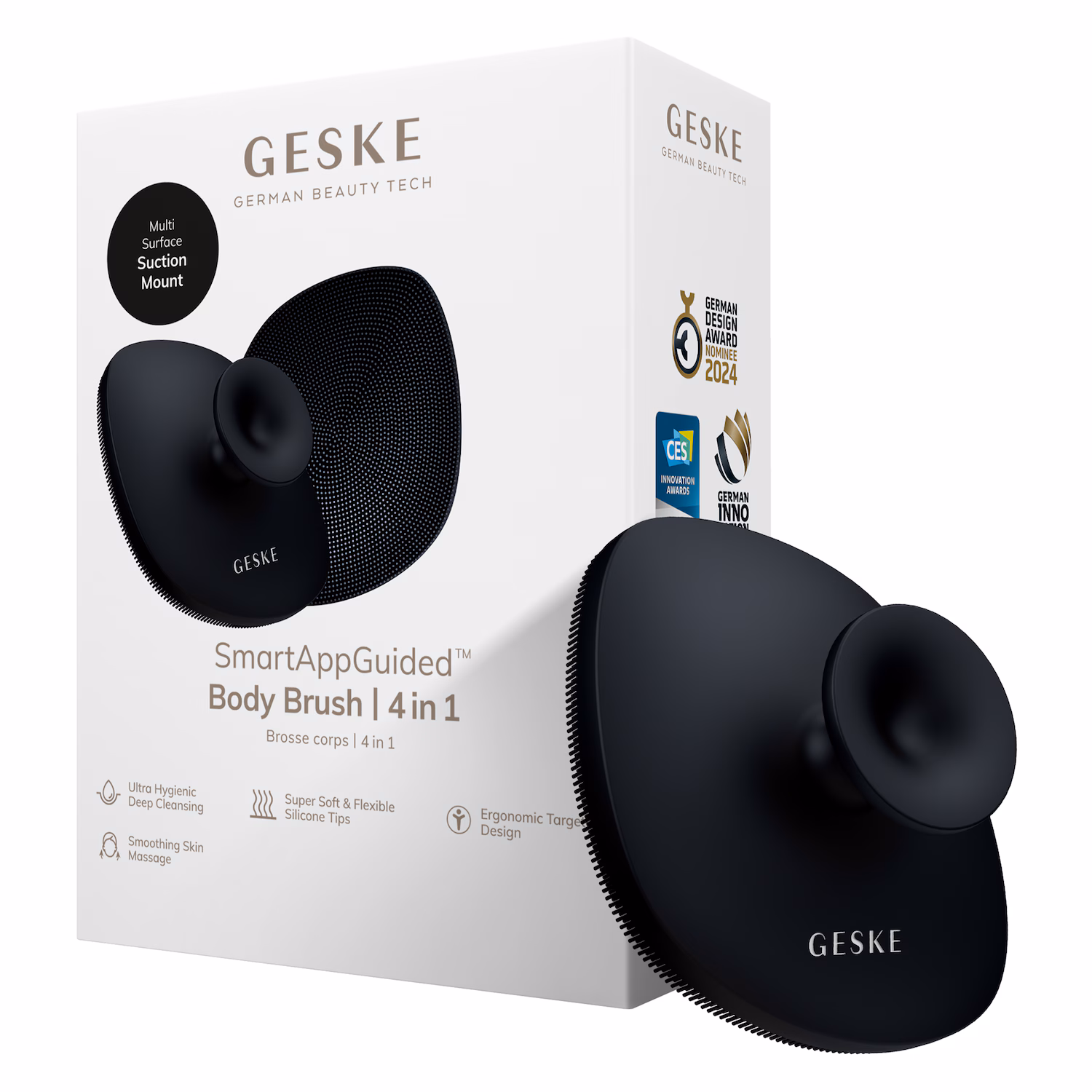 GESKE Body Brush | 4 in 1 | Reinigungsbürste für den ganzen Körper