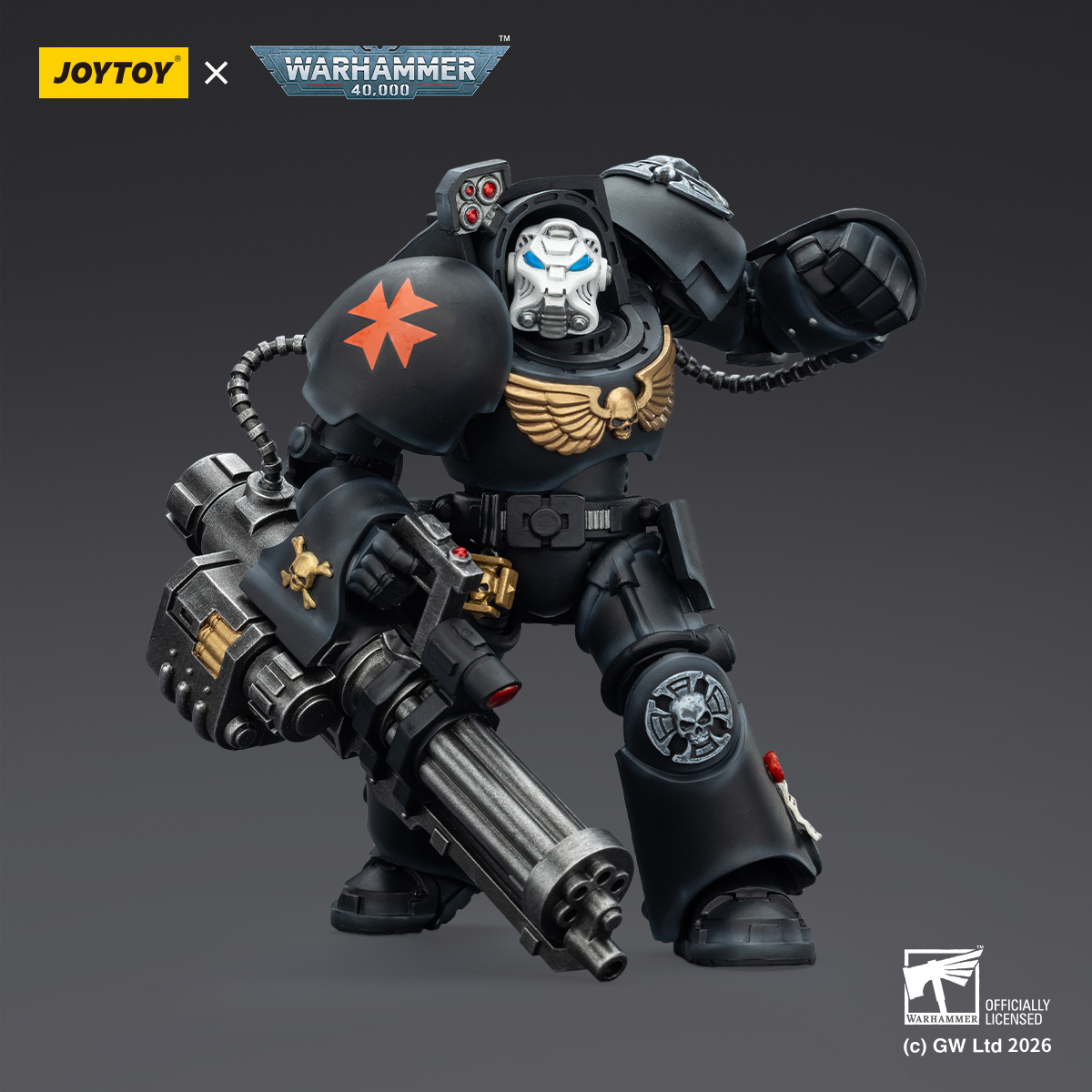 JOYTOY Warhammer 40k 1: 18 Black Templars Terminators - JOYTOY WORLD