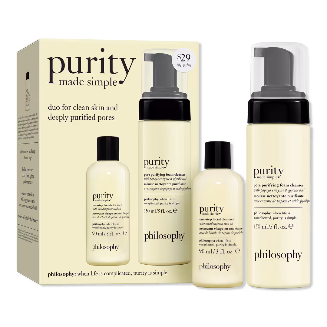 Philosophy  Purity Made Simple Duo Cleansing Set