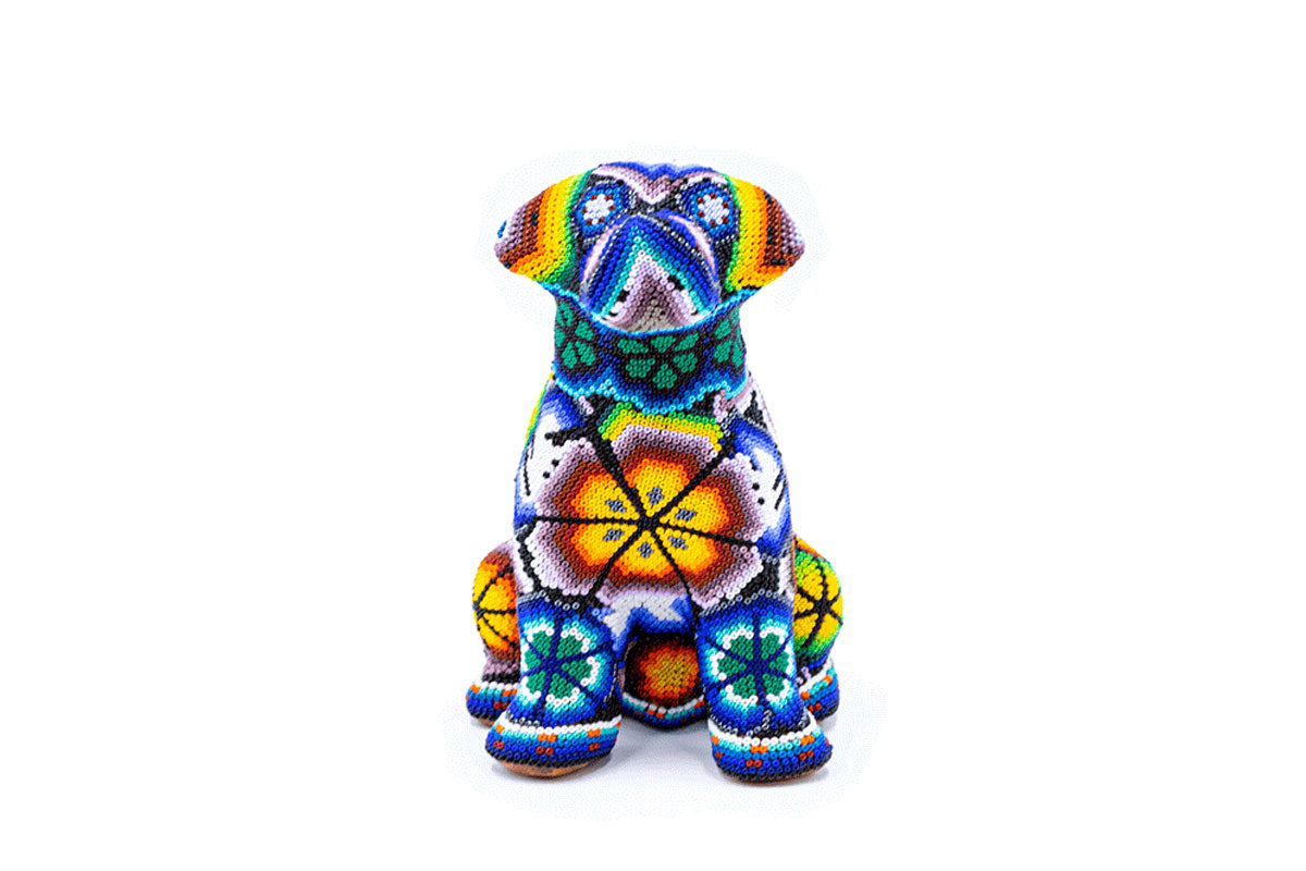 Perro Labrador – Obra de Arte Huichol