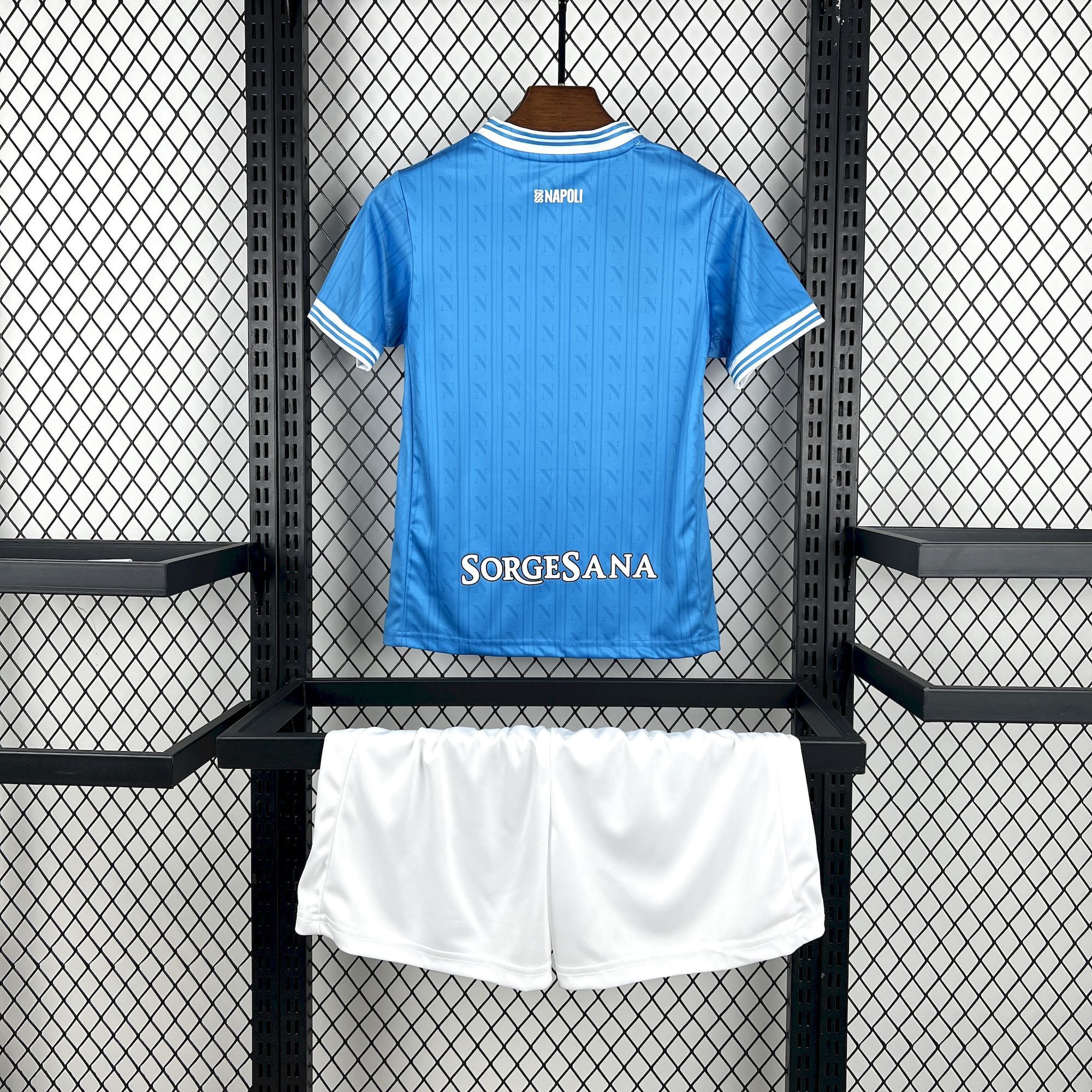 2025/2026 Napoli Home Football Shirt (Kids Kit socks )