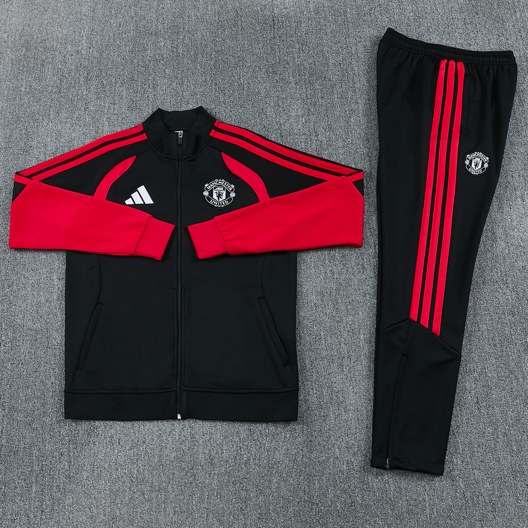 2026/2027 Manchester United Full Zipper Training Suit (Adult Set)
