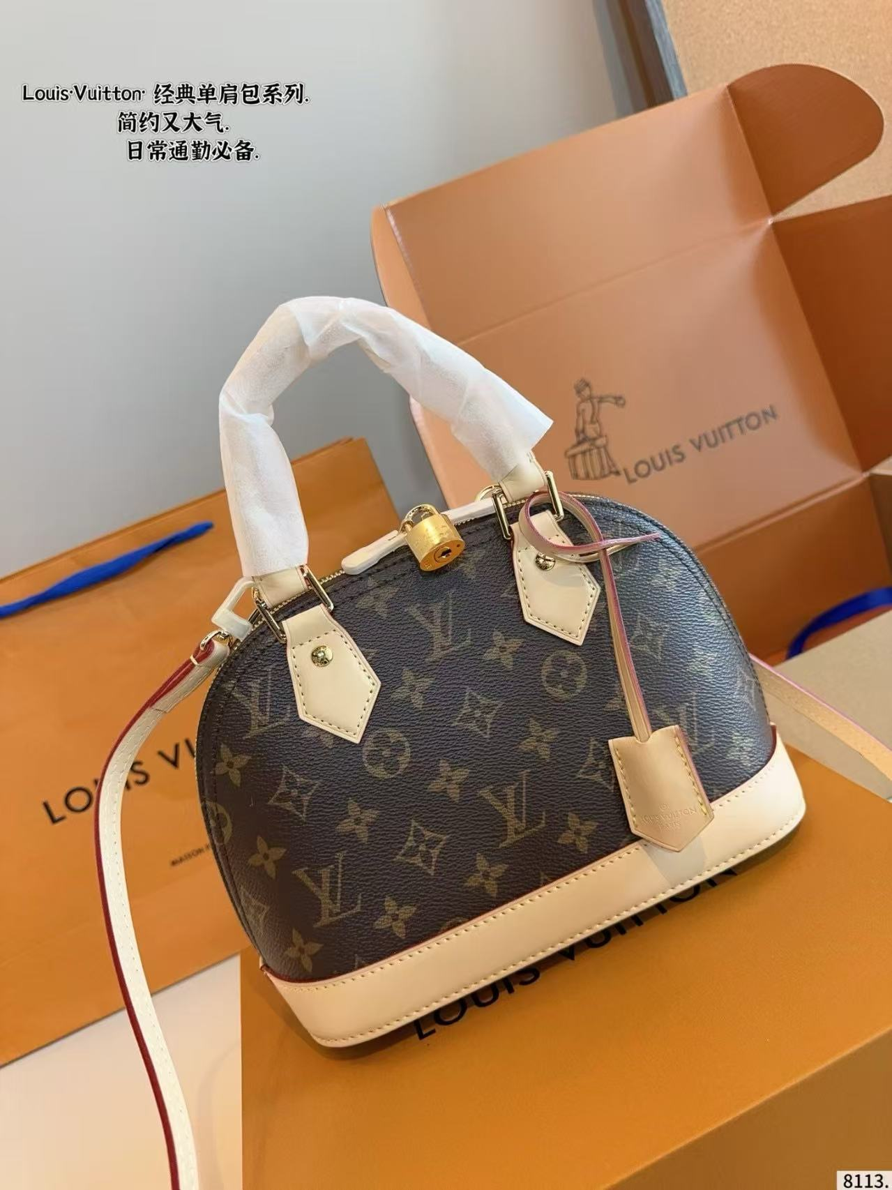 new arrival classic brown bag