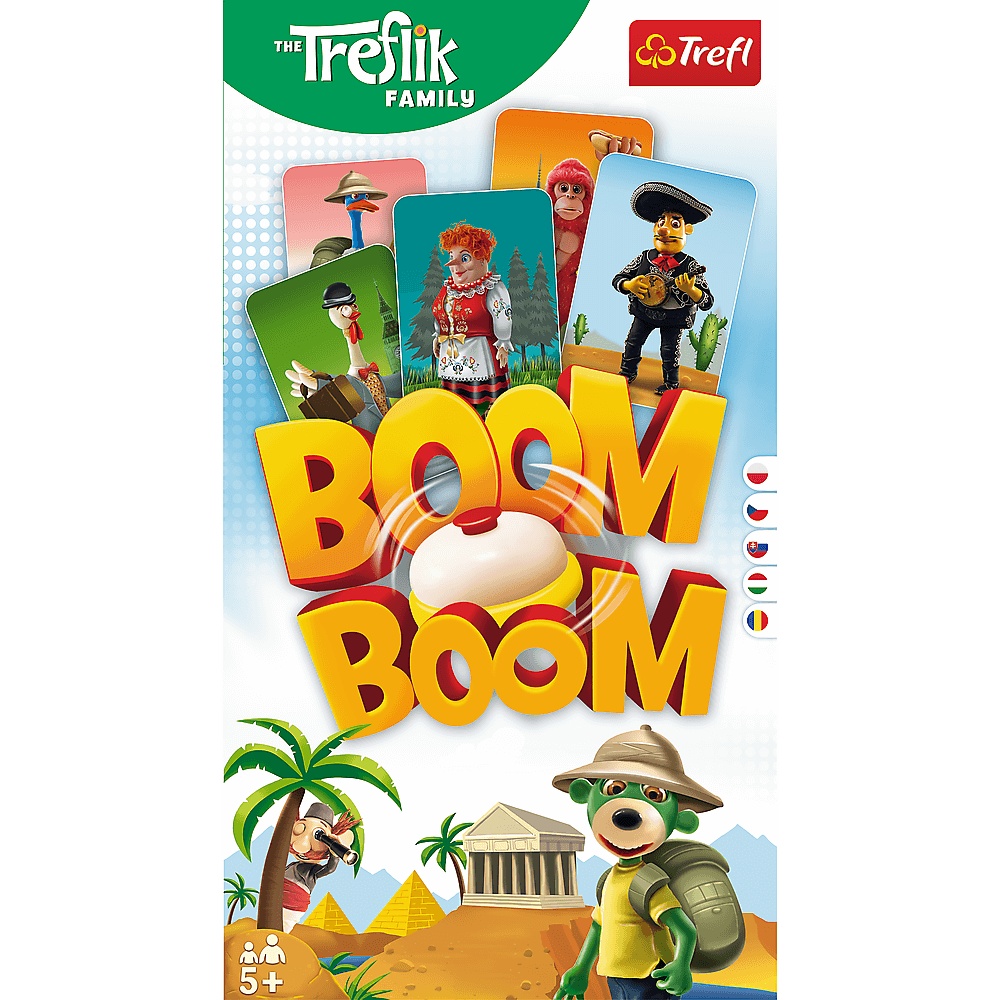 Gra Zręcznościowa Boom Boom Rodzina Treflików