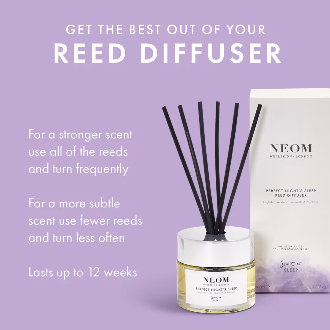 NEOM Wellbeing  Perfect Night's Sleep Reed Diffuser