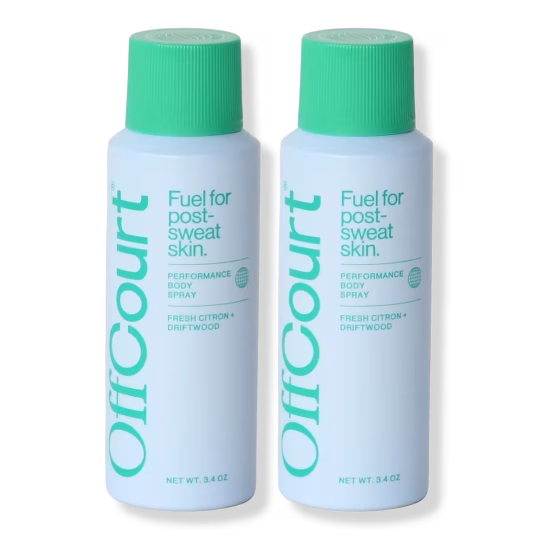 OffCourt  Duo Pack: Fresh Citron + Driftwood Body Spray