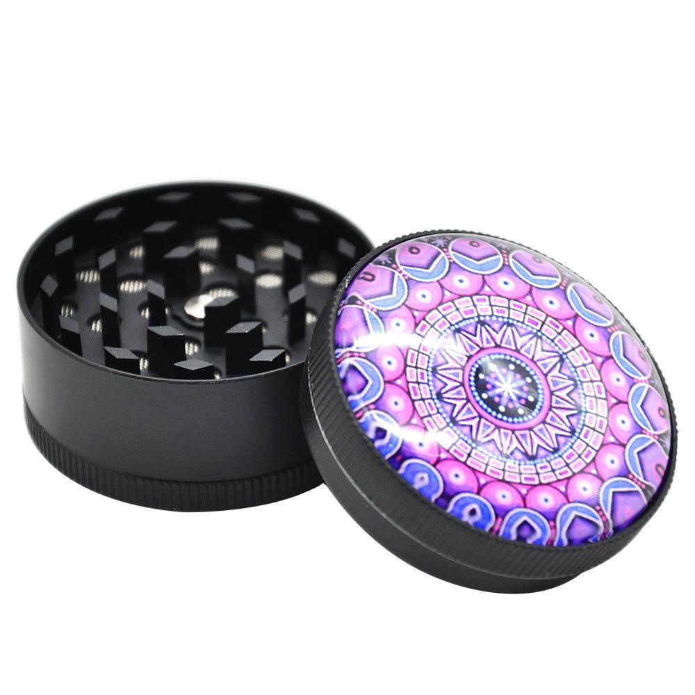 Mandala Novelty Herb Grinder 3 Layer (Random Color)