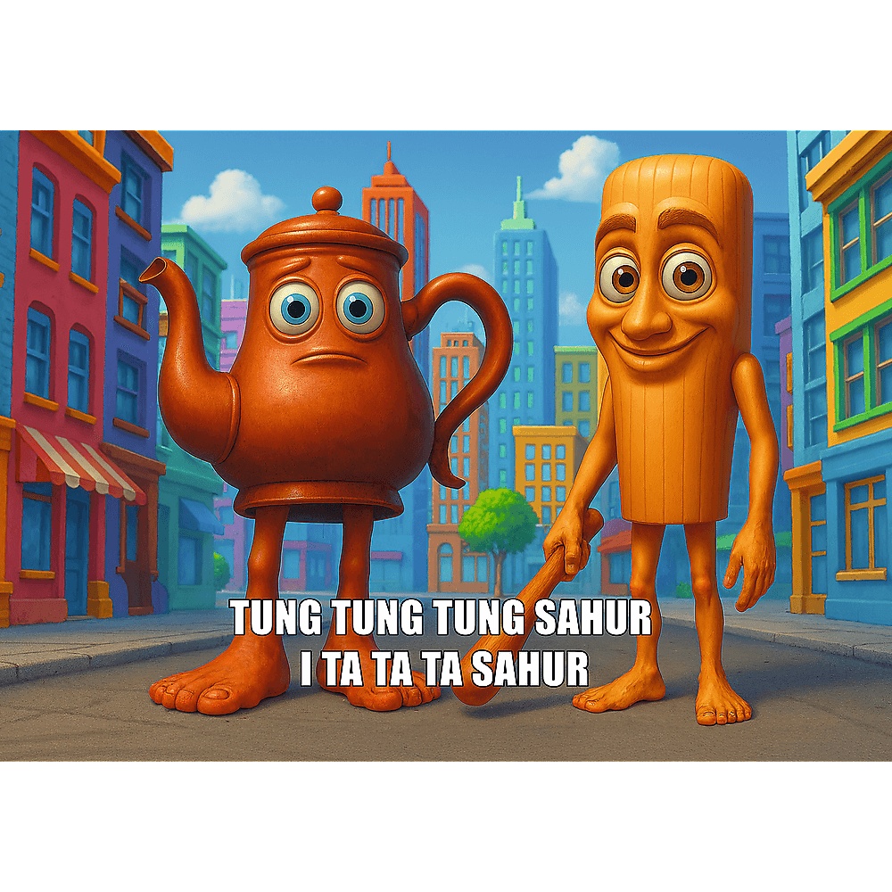 Puzzle 200 El. Brainrots, Tung Tung Sahur