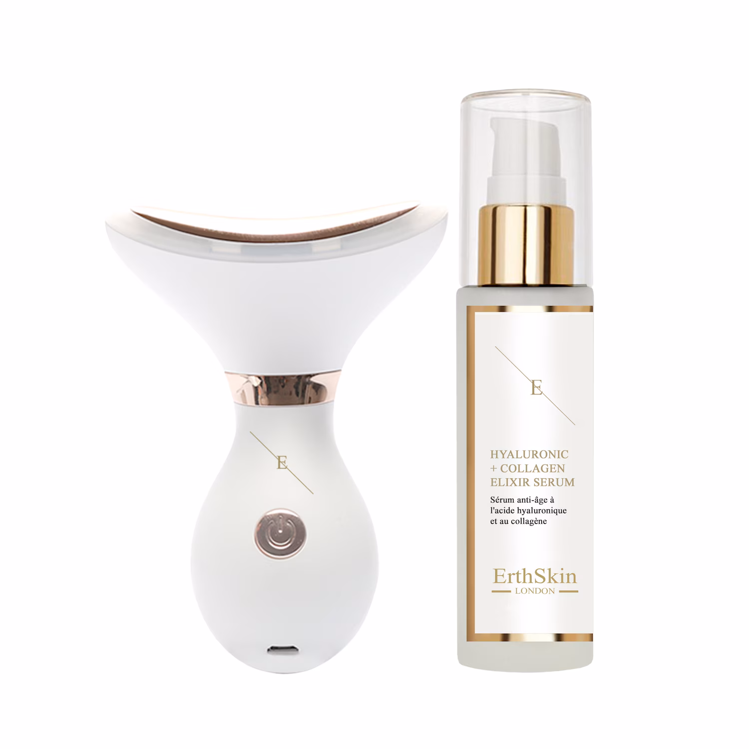 Anti-Aging Hyaluron Set (Hals- & Kieferstift + Hyaluronsäure Serum)