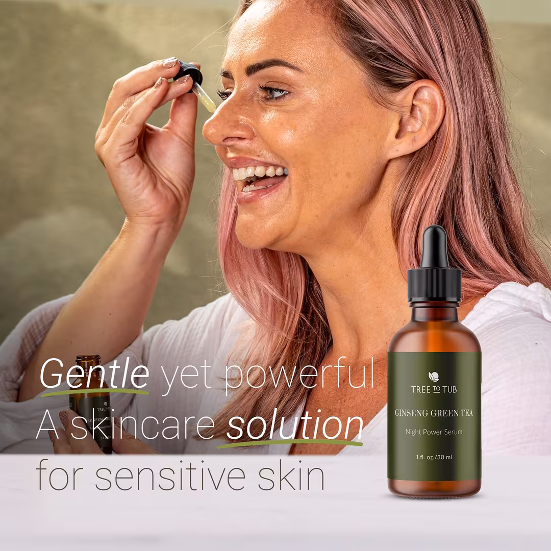 Tree To Tub  Ginseng & Green Tea 3-in-1 Anti-Aging Retinol Serum