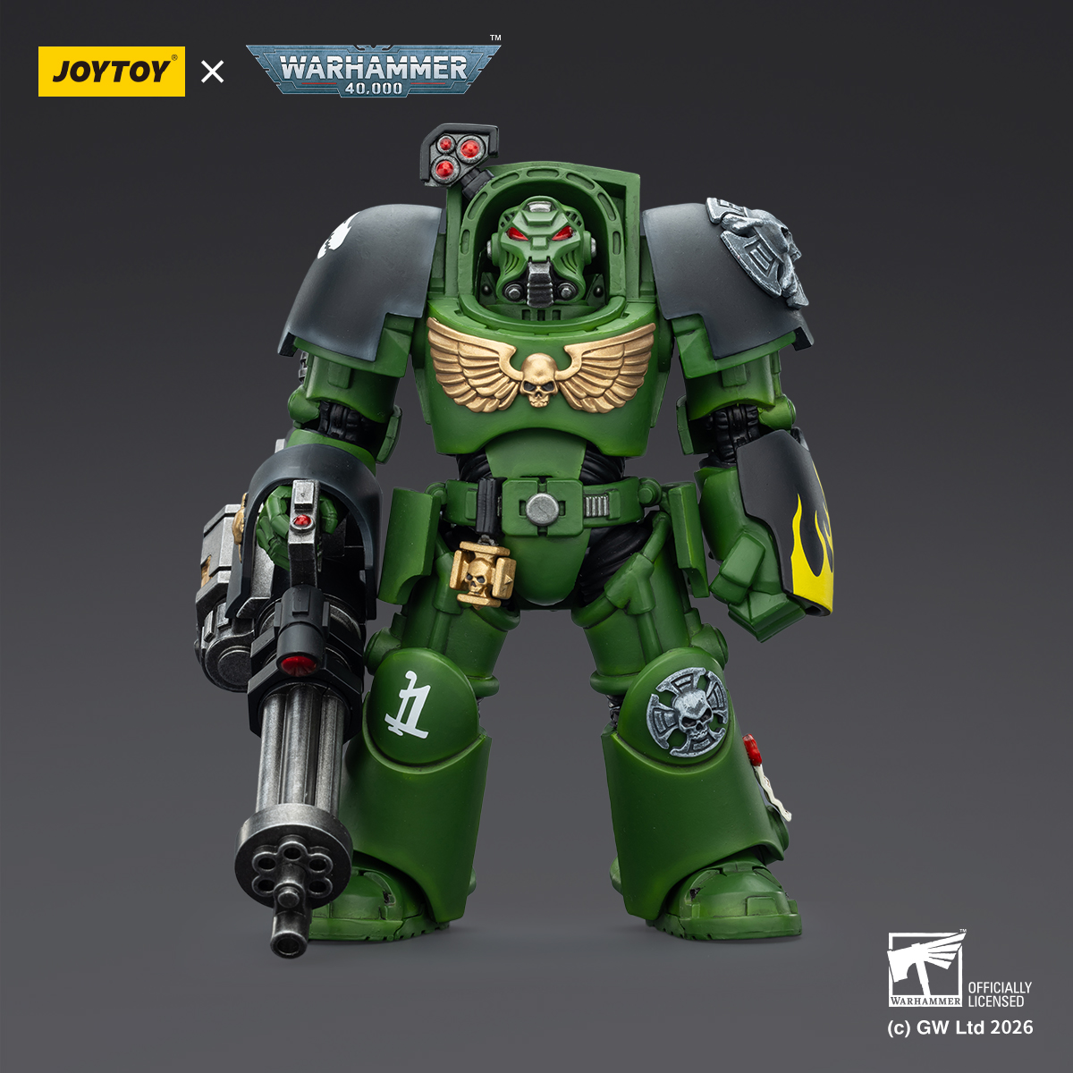 JOYTOY Warhammer 40k 1: 18 Salamanders Terminators - JOYTOY WORLD