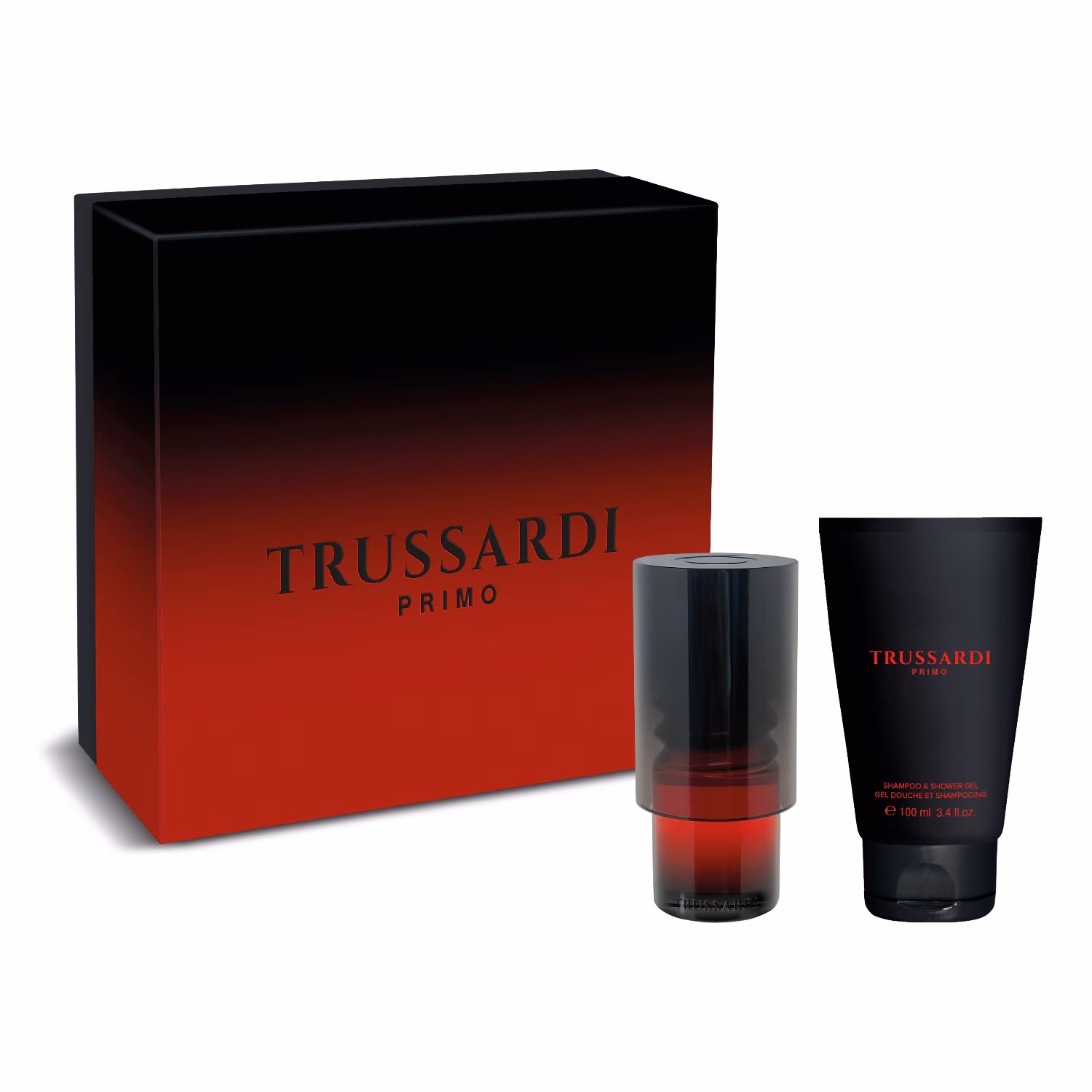 TRUSSARDI PRIMO SET (EDP 50 ml + Shampoo & Shower Gel 100 ml)