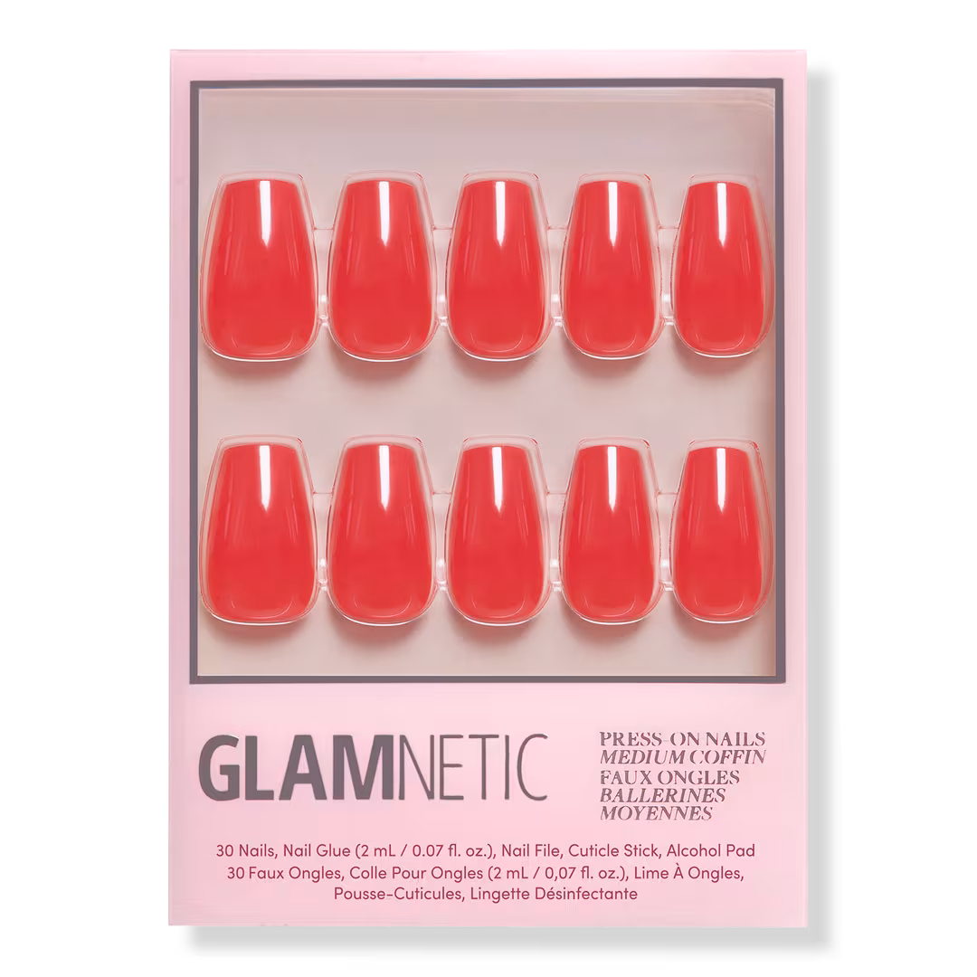 Glamnetic  Runway Red Press-On Nails