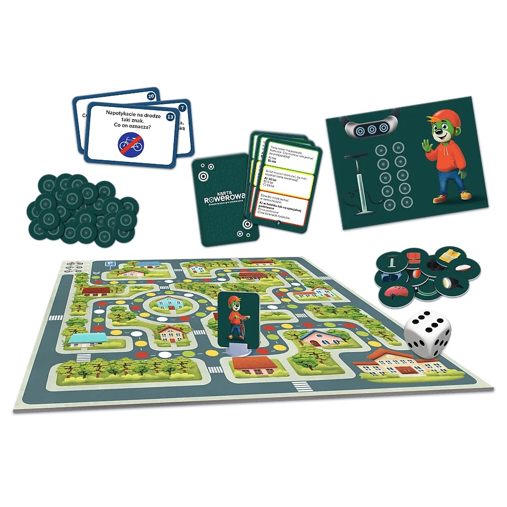 Gra Dla Dzieci Karta Rowerowa, Rodzina Treflików