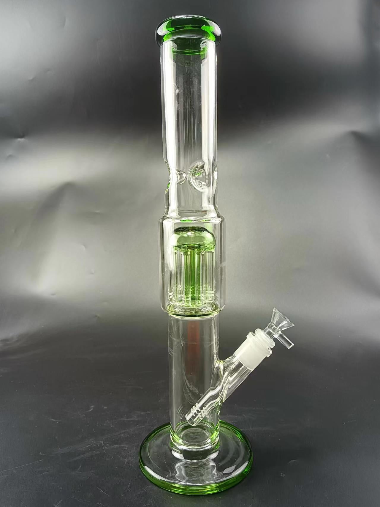 16 Green Tree Perc Glass Bong