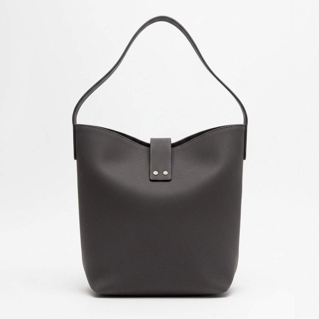Charcoal Suede Shopper