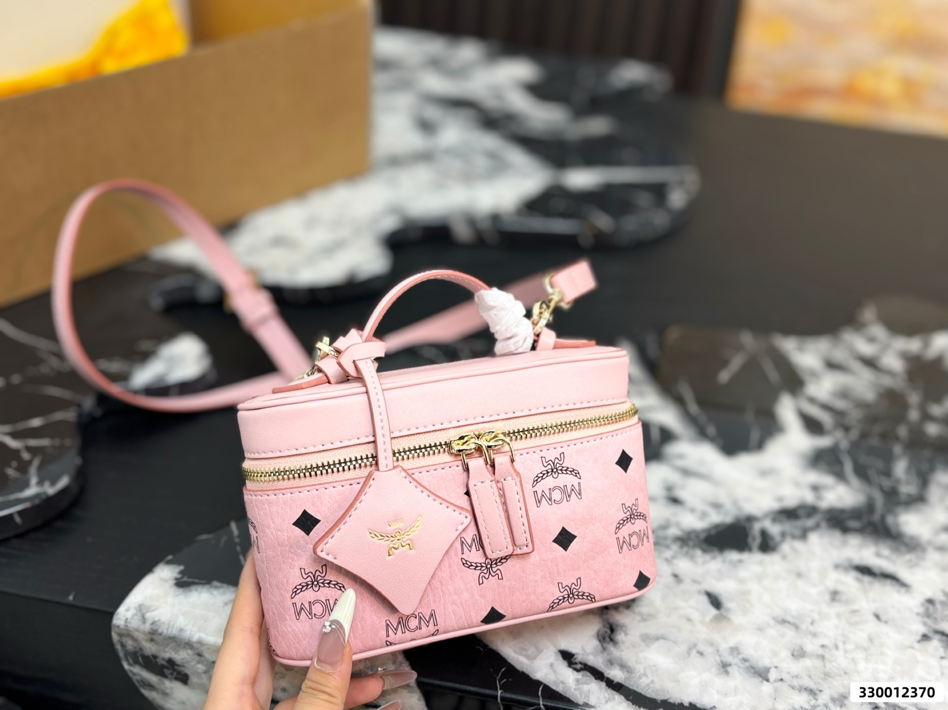 MCM Mini Aren Vanity Case Bag