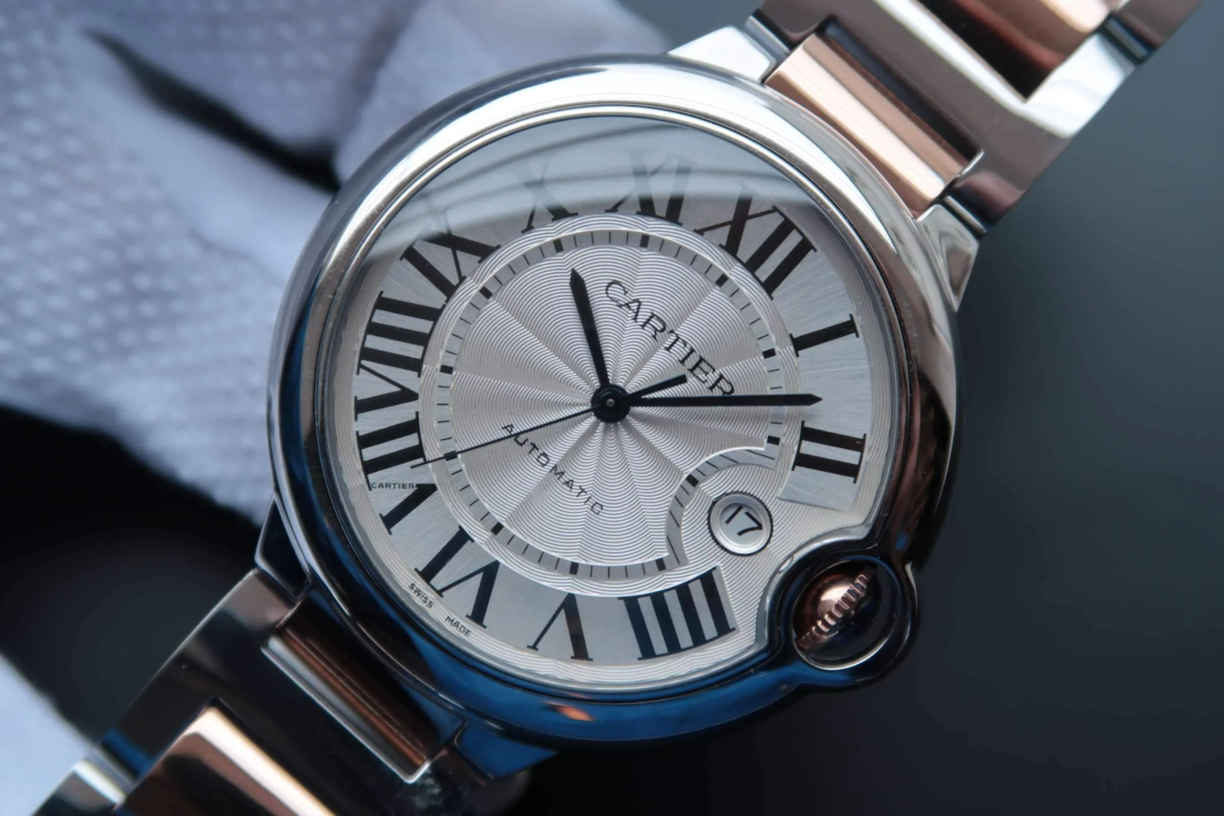 Cartier Watch BALLON BLEU 42 TWO TONE BRACELET