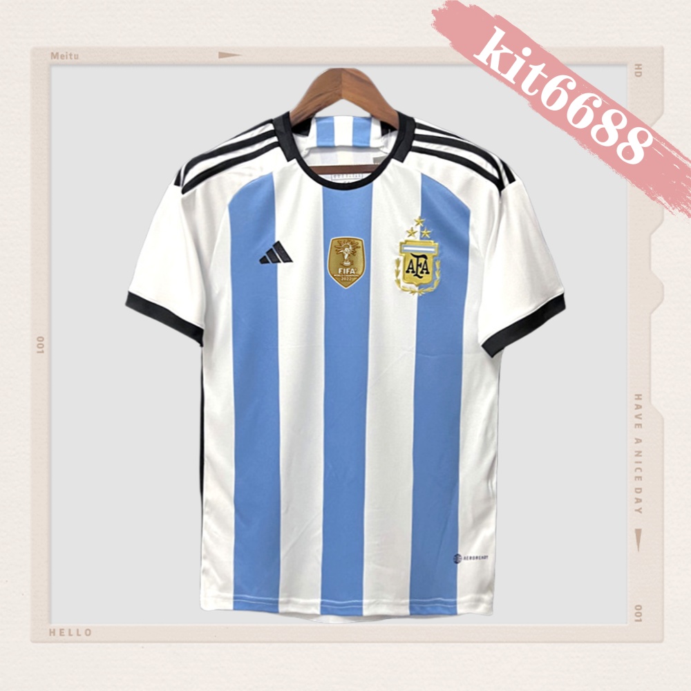 2022/2023 Argentina Home Football Shirt (Fan Edition)