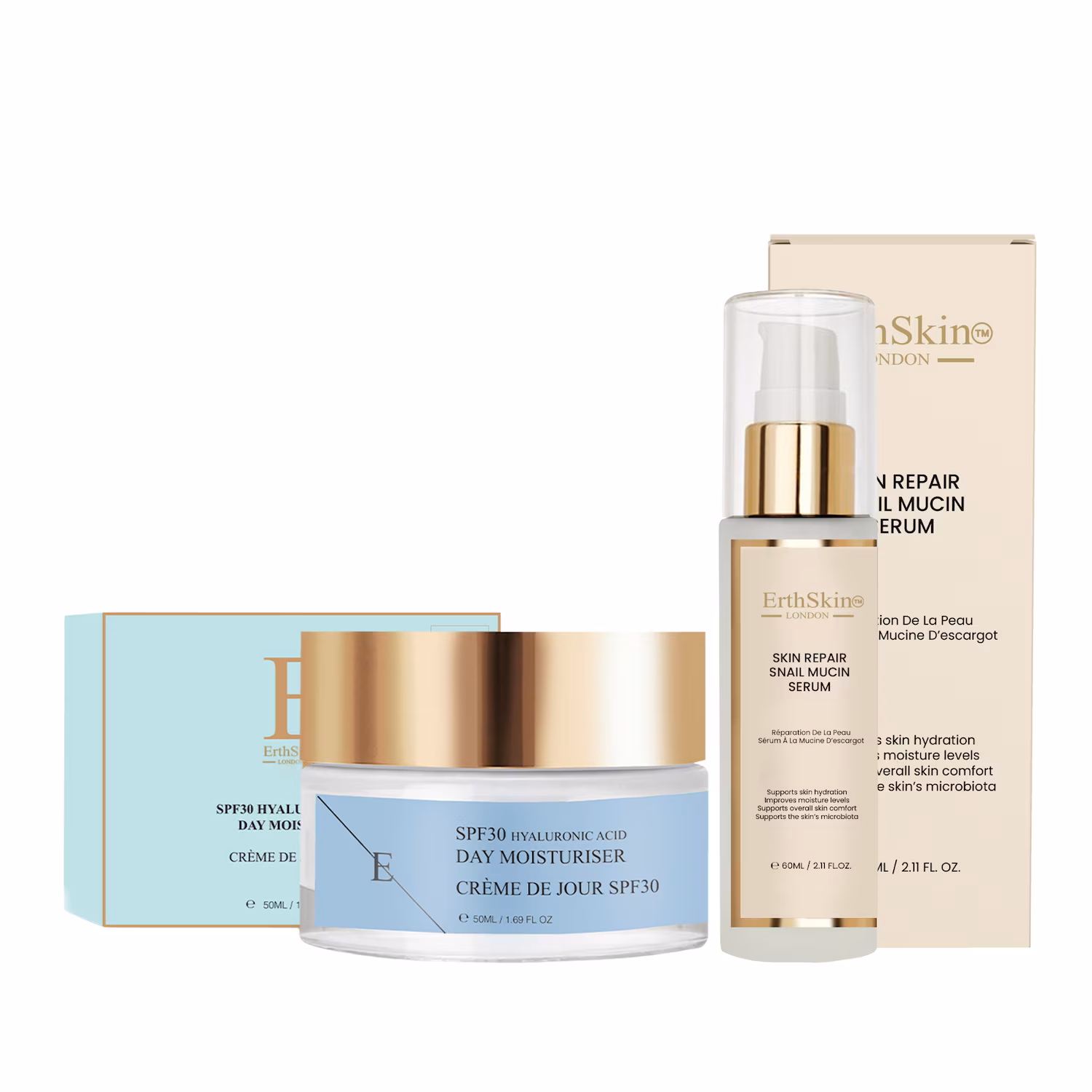 Hautregenerierendes Schneckenserum + LSF 30 Tagescreme