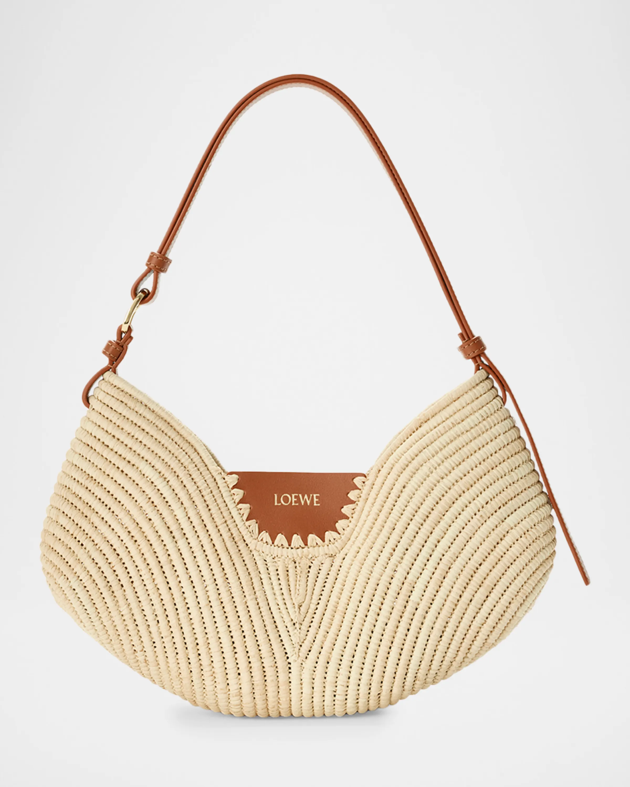 Loewe x Paula Ibiza Swing Raffia Shoulder Bag