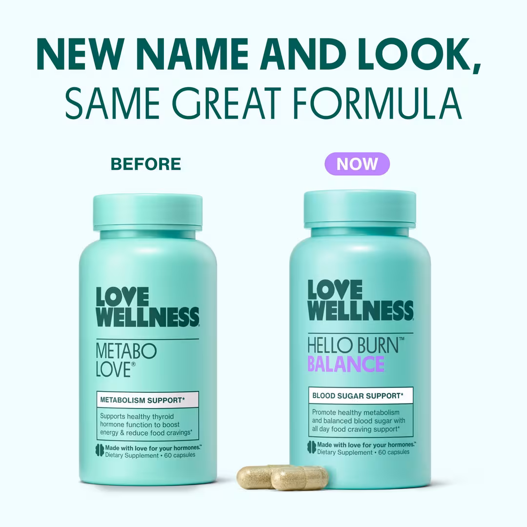 Love Wellness  Hello Burn Balance: Blood Sugar Support