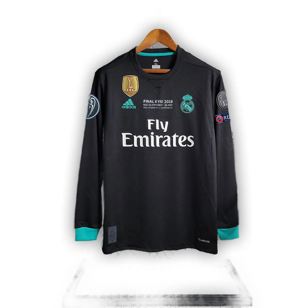 Real Madrid 2017/18 Away Long Sleeve