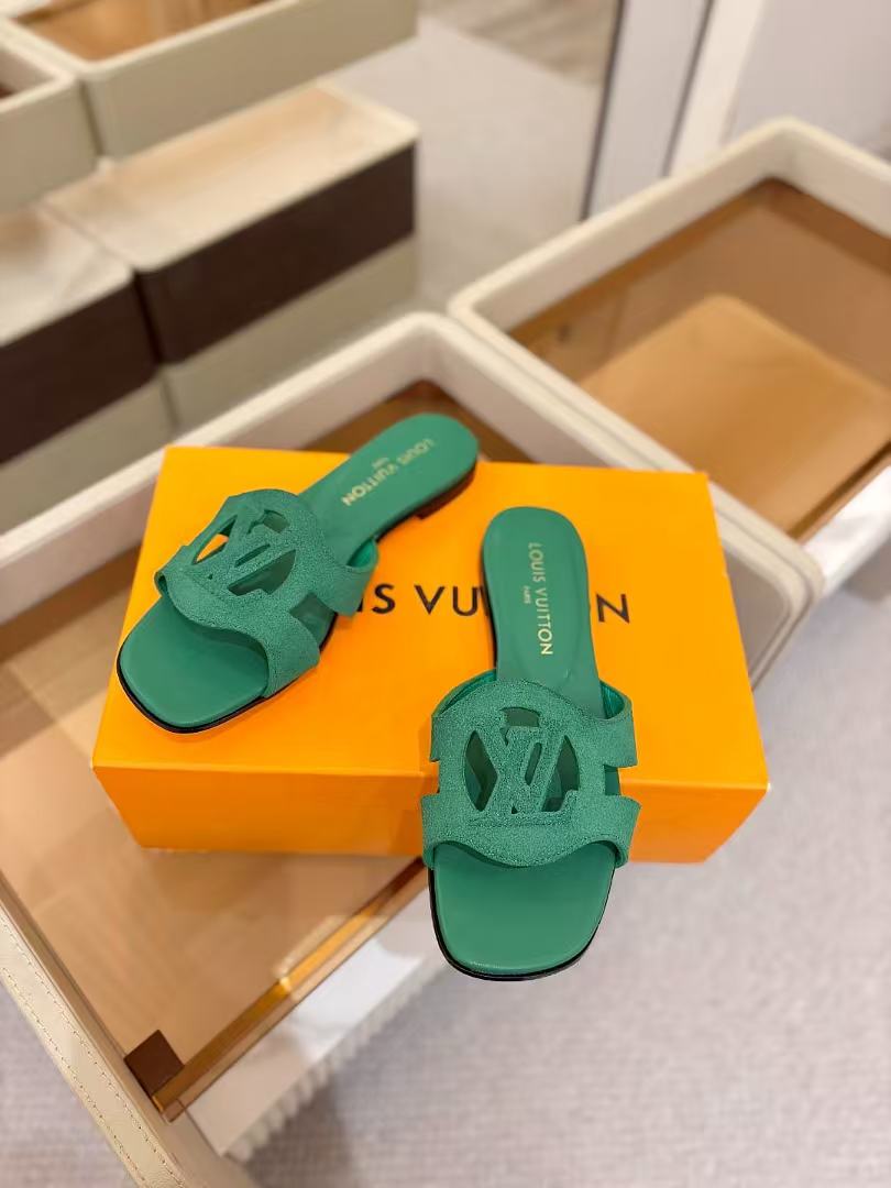 LV Isola Flat Mule Sandals