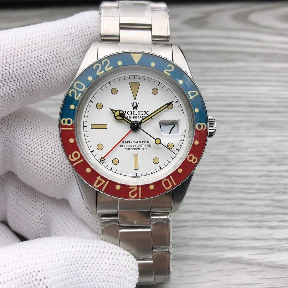 Rolex Watch GMT-MASTER VINTAGE PEPSI 40MM WHITE DIAL Watch