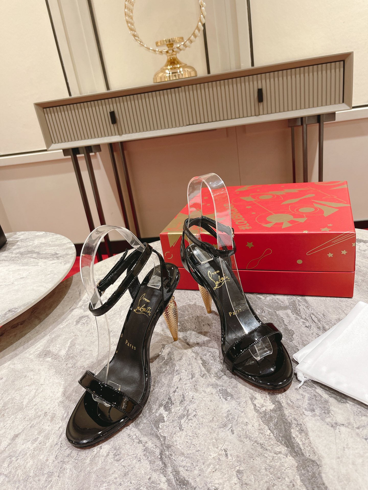 Christian Louboutin Queen's Scepter Sandals