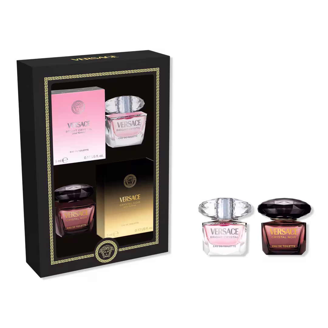 Versace  Bright Crystal & Crystal Noir Mini Duo