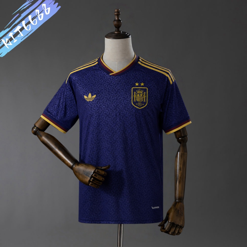 2026/2027 Spain Pre-Match Away Red&White  Football Shirt (Fan version)
