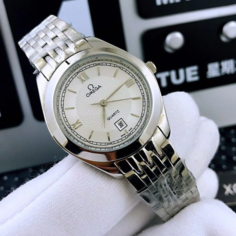 Omega Watch DE VILLE 33MM QUARTZ STEEL WHITE DIAL